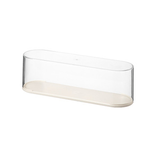 萌粒展示架立牌积木盲盒收纳柜亚克力透明防尘玩偶手办储物盒