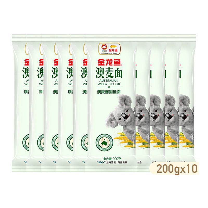 金龙鱼澳麦椭圆挂面200g