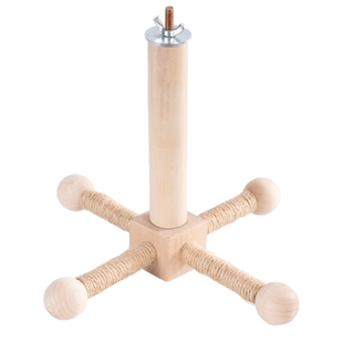 鹦鹉玩具磨爪牡丹虎皮专用旋转风车站杆转转乐笼内装饰用品大全