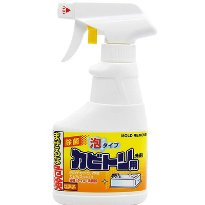 日本Rocket火箭除霉菌清洁剂浴室厨房墙体除霉味泡沫喷雾400ml