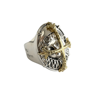 睡莲生生世世 原创设计925纯银 封印的小丑戒指重工精致男女同款