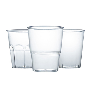 一次性杯子航空杯定制水杯饮料杯商用加厚加硬食品级塑料杯印logo