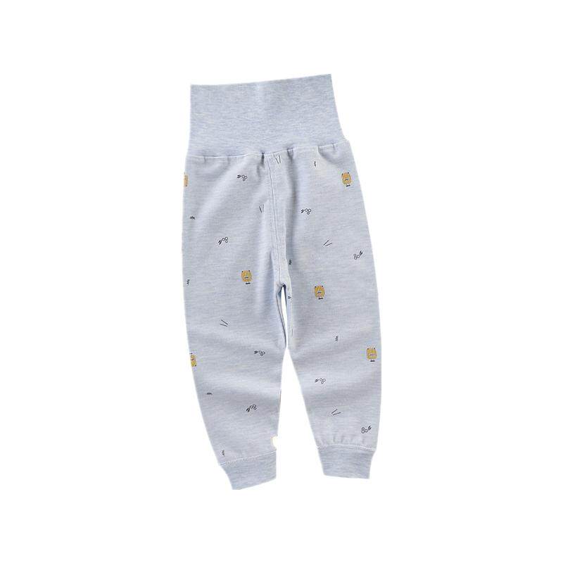 儿童秋裤纯棉春秋男女童宝宝单条高腰婴儿内衣睡裤家居打底护肚裤