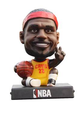 nba高档中控台汽车摆件