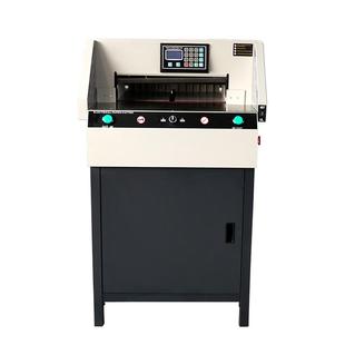 弘文电动切纸机自动名片数控裁纸刀A3裁纸机不干胶A4纸张裁切机切纸刀切纸闸刀书本切割机切书机裁纸器裁切刀