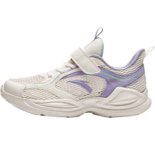 安踏儿童运动鞋女童鞋子2026夏季新款大童轻量透气跑鞋网眼跑步鞋