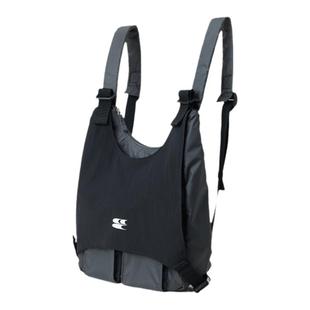 CryingCenter 黑灰机能户外背心型双肩包可斜挎 哭喊中心