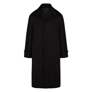 【全羊毛内胆】CULTUM100%骑兵斜洗水棉巴尔玛肯风衣男中长款外套