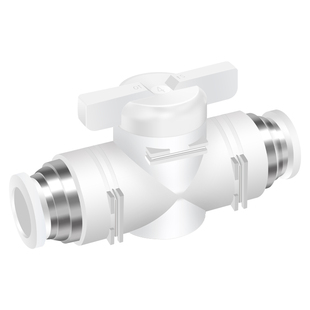 手阀BUC-4 6 8 10 12mm气动快速快插 气管接头 手动阀 球阀门开关