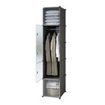 简易小衣柜单人宿舍收纳柜子组装家用卧室出租房衣服储物柜挂衣橱