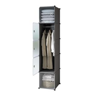 简易小衣柜单人宿舍收纳柜子组装家用卧室出租房衣服储物柜挂衣橱