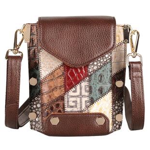 手机包斜挎2025新款小单肩女夏天百搭高级感真皮小众设计迷你包包