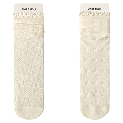 玛丽珍甜美中筒袜jk小皮鞋