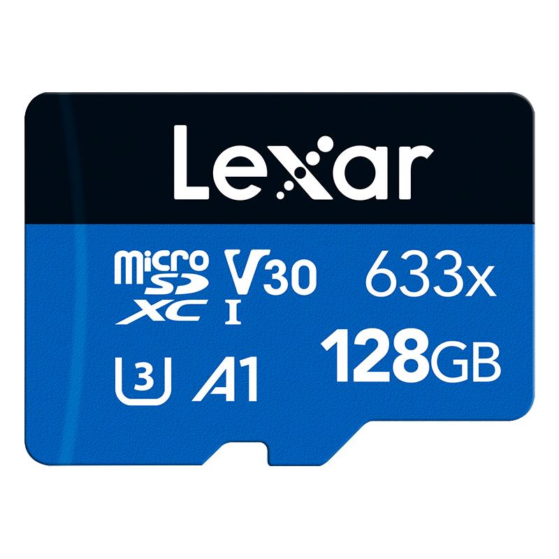 Lexar雷克沙TF卡633x高速128G内存卡手机平板游戏机MicroSD存储卡