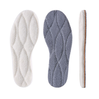 真羊毛儿童羊毛保暖鞋垫加绒加厚