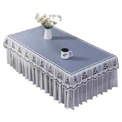 沐锦莲简约现代防水防油茶几套罩