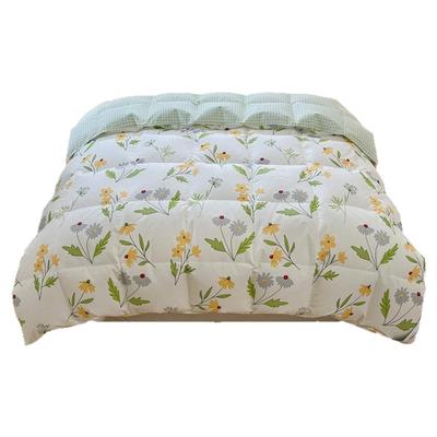 纯棉AB面双层羽绒被壳半成品自充