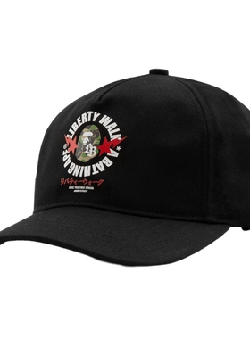 BAPE X LIBERTY WALK联名配饰迷彩圆章图案印花棒球帽910801P