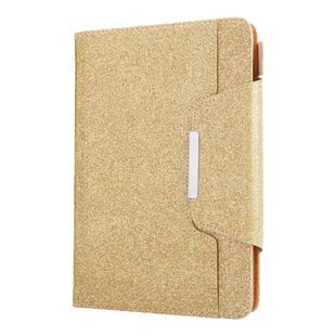 适用10寸 8寸闪粉五金扣翻盖插卡支架iPad三星华为平板保护套