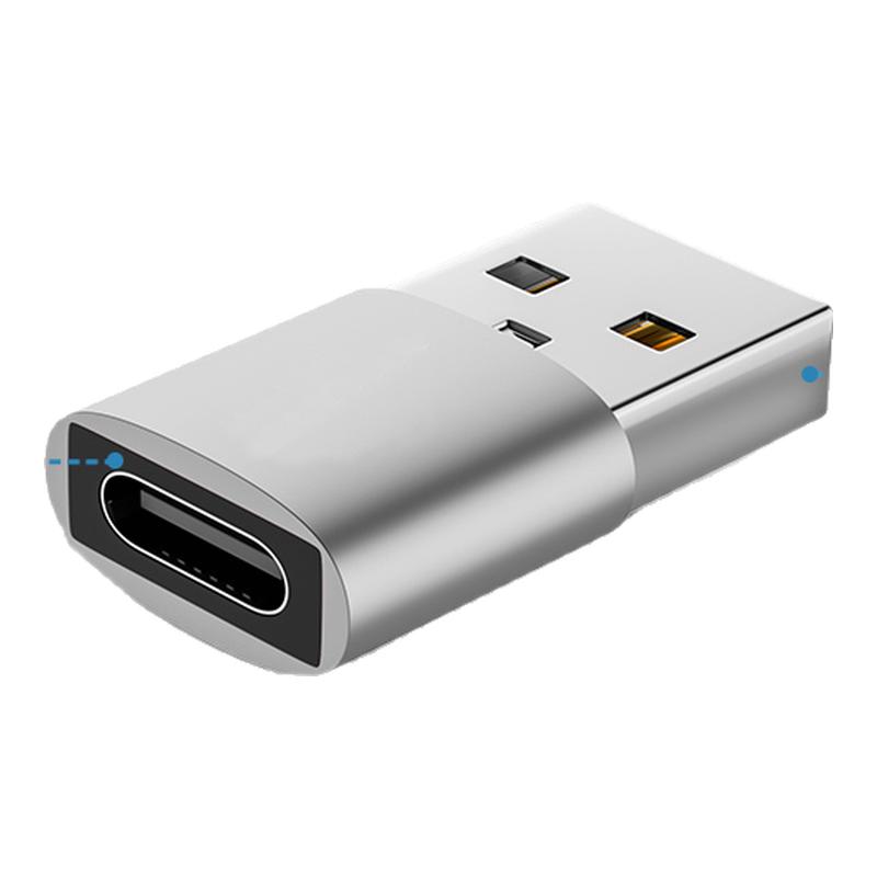usb转typec转接头手机充电转换器
