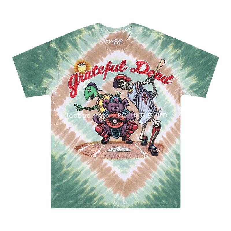 正版GratefulDead扎染T恤现行版