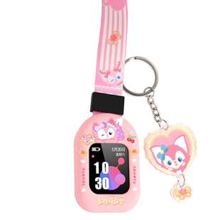 (配钥匙扣)适用小天才电话手表表带挂脖套Q1A/D1D2D3表套Z1Z2Z5Z6挂绳子儿童手表通用配件z7z8原装保护套外壳