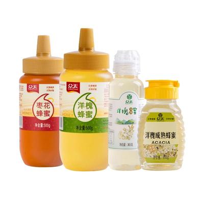 众天秦岭百花土蜂蜜洋槐蜂蜜