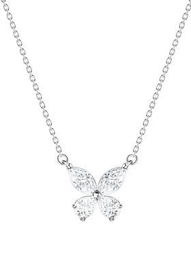 「999足银」小众高级感蝴蝶项链