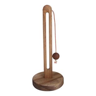 annahouse实木厨房纸巾架立式厨房纸置物架创意卷纸架子支架收纳