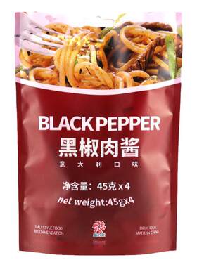 盛之禾意大利面黑椒牛肉酱200g