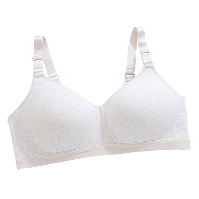 胖女生无钢圈纯棉少女加大码内衣