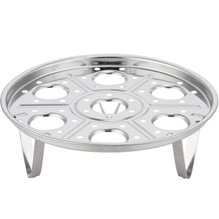 不锈钢蒸蛋架子蒸锅架蒸屉格高脚隔水万能蒸架小尺寸蒸鸡蛋器支架