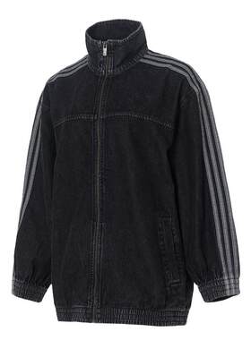 Adidas阿迪达斯三叶草女装2025秋季新款 DENIM OS TT 外套JY2897