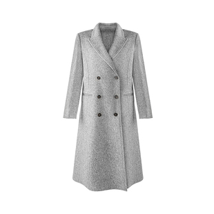 【大衣合集】LAGOGO双面呢大衣女拉谷谷2025冬季新款米色外套合集