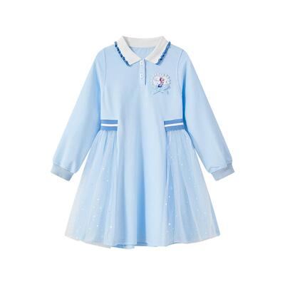 迪士尼艾莎公主风连衣裙