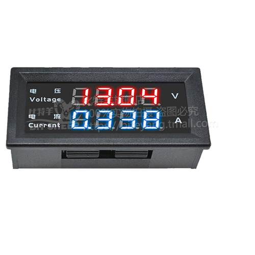 直流电压电流表头3位4位数显高精度双色数字表头0-100V10A50A100A