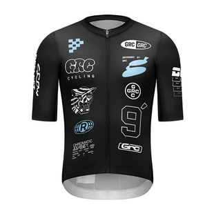 GRC桀骜无尽春夏新款CMYK锋芒疾行短袖上衣公路车自行车骑行服男