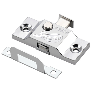 铝合金门窗塑钢家用卫生间厕所移门窗户无框阳台弹簧锁飞机插销锁