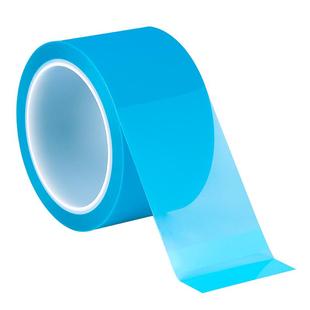PET蓝色透明冰箱胶带耐高温中粘性单面胶撕下无痕空调内饰传真机打印机内部固定专用强力超薄不留胶冰箱胶带