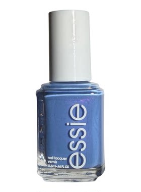 美国ESSIE指甲油766 You Do Blue 长春花浅蓝紫罗兰偏光细闪虹彩