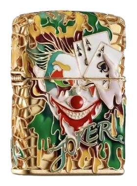 Zippo打火机小丑 夜光珐琅彩限量版男士煤油机送男友礼物收藏煤油