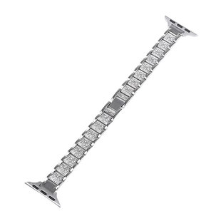 适用iwatchs11手表带s10金属手链applewatchs9苹果智能手表iwatchse3高级感s8夏天小众s7高级感6专用女士创意