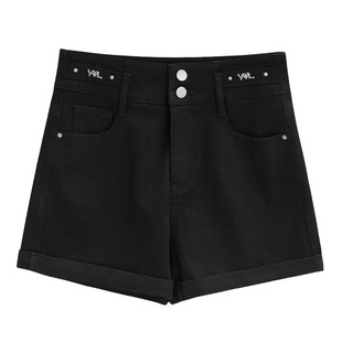 IEF/爱依服裤子2026夏季新款简约通勤A版显瘦显腿长百搭牛仔短裤