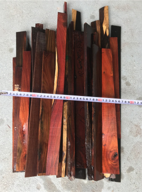 橡胶木料老挝大红酸枝交趾黄檀原木料家具方桌木板酸枝木雕刻家用