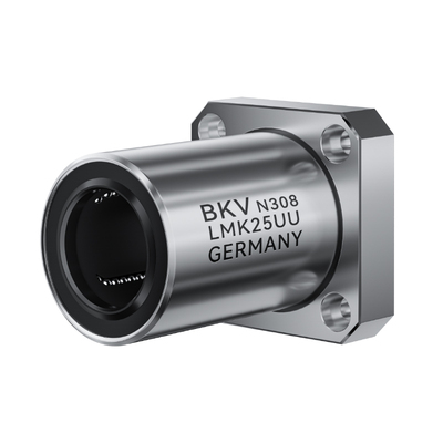 进口方法兰直线轴承滚珠滑动LMK6 8 12 16 20 25 30 35 40LUU