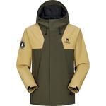 骆驼蛟龙冲锋衣男2024新款硬壳山系户外防水夹克外套春秋季登山服