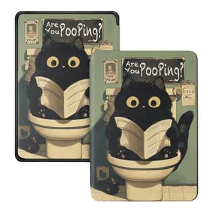适用kindle保护套paperwhite6/5咪咕voyage壳KPW3青春版2022文字KPW4套558磁吸休眠M2L3EK文艺插画oasis2/3