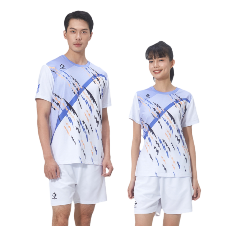 薰风旗舰店运动赛服羽毛球服女短袖男款大赛服训练服熏风KW-4011