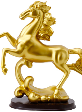 轻奢高档马摆件办公桌摆设
