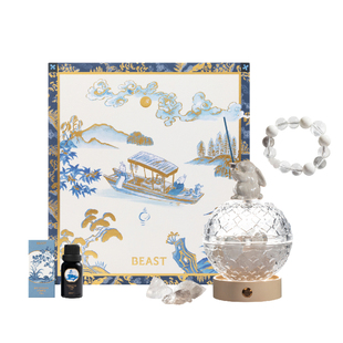 野兽派桂兔水晶球圆月香氛线香家居摆件生日节日礼物